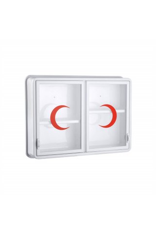 Go İthalat CAM 2 KAPAKLI ECZA DOLABI 35x49x10 cm (5671)