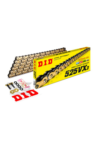 D.I.D DID 525VX3-108 LİNK GOLD ZİNCİR (X-RİNG) | APRİLİA RSV4 FACTORY 2012&1000CC