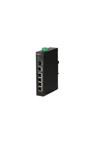 DAHUA 4port PoE 60w 1-SFP 10/100 Yönetilemez Endüstriyel Switch PFS3106-4ET-60