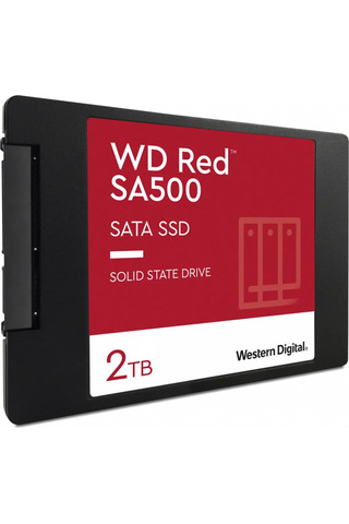 WESTERN DIGITAL WD Red SA500, WDS200T2R0A, 2TB, 560/530, SERVER ve NAS için Enterprise, 2,5" SATA, SSD