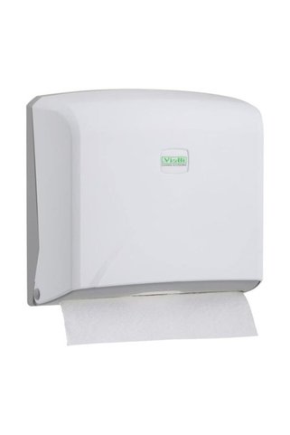 Vialli Z Katlı Kağıt Havlu Dispenseri 22 Cm 200 Ad Beyaz K2