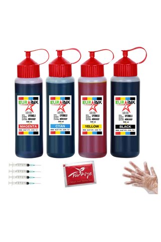 Eurink Epson EcoTank L3151 Yazıcı Uyumlu Mürekkep Seti 4 X 500 ml (103)