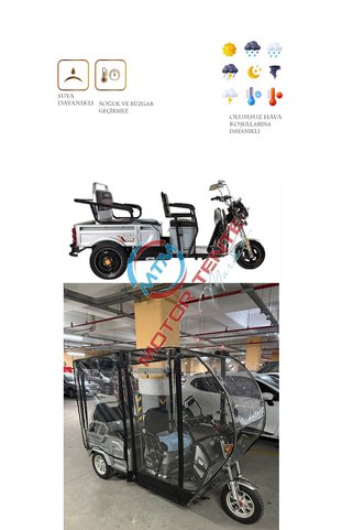 Arora Navara 3 Tekerli Elektrikli Motor Brandası