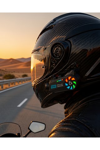 tecnocom Bluetooth Kask Kamerası 1080P Uzun Süreli Batarya