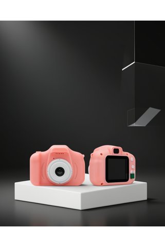 tecnocom Çocuk Fotoğraf Makinesi 8MP 1080P Video Darbeye Dayanıklı 2.0 inç Ekran