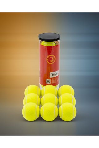 tecnocom 9'lu Dayanıklı Tenis Topu Set Dengeli Zıplama