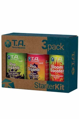 Terra Aquatica Pro Organic Starter Kit – Grow, Bloom, Bloom Booster ve Trikologic Seti