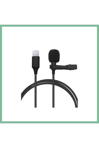FUBRA Lightning 2 Metre Double Mikrofon - Siyah FBR