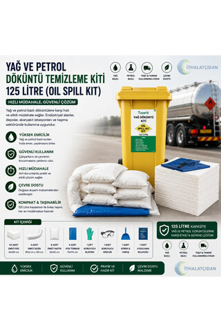 RuniqueHome Yağ Ve Petrol Temizleme Kiti 125 Lt