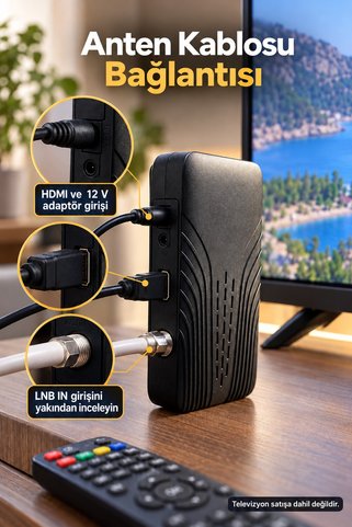Viessmann USB 2.0 Girişli HD Uydu Alıcısı