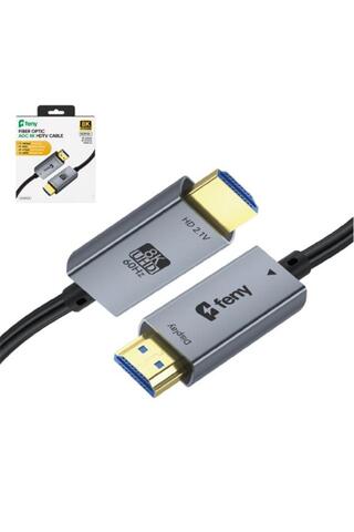 Feny FN-OPHD8K100 Fiber Optic V2.1 HDMI to HDMI Ultra HD 8k@60hz 4k@144hz 48Gbps HDR10+ 100m Kablo