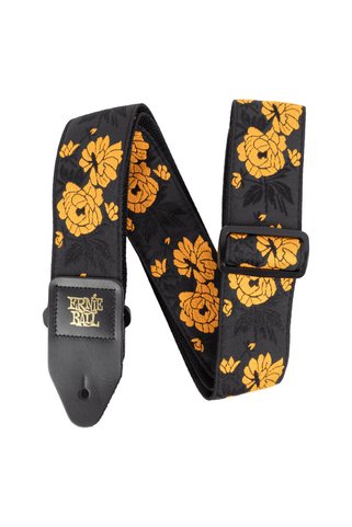 Ernie Ball P05358 Tangerine Rose Jacquard Gitar Askısı