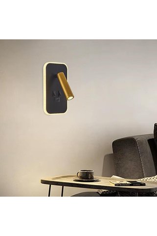 Özcan Aydınlatma Step Okuma Lambalı Aplik USB Çıkışlı Sarı Başlıklı – 2722-03