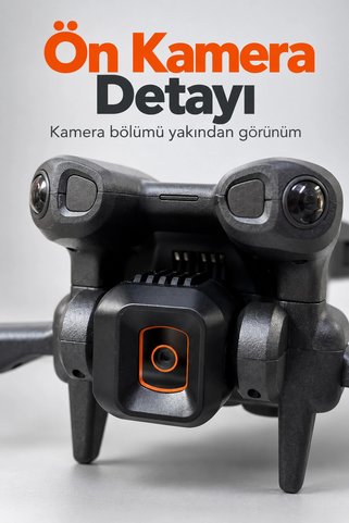 Eco Lounge Kameralı Drone Katlanır Gövde ve Yedek Pervane Seti
