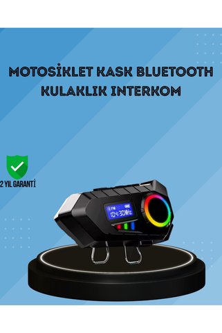 Viessmann 500mAh Bataryalı Bluetooth 5.4 İnterkom LED Ekranlı