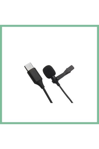 FUBRA Type-C 2 Metre Double Mikrofon - Siyah FBR