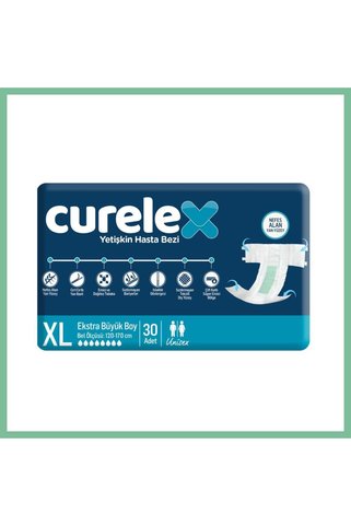 FUBRA Belbantlı Hasta Bezi - XL - 120 Adet, 4 Paket FBR