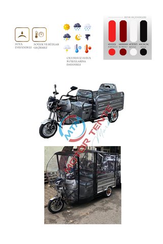 Motolüx Fayton 8100 - Üç Tekerli Motor Brandası - Araç Kabini