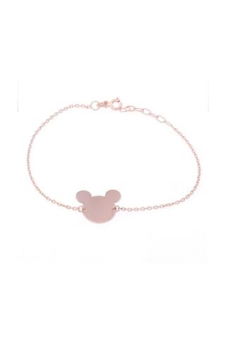 Erer Gümüş Rose Mickey Mouse Hal Hal