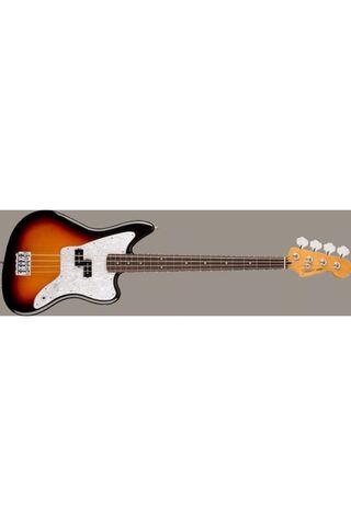 FENDER Limited Edition Mark Hoppus Jaguar Bass Gülağacı Klavye 3 Ton Sunburst Bas Gitar