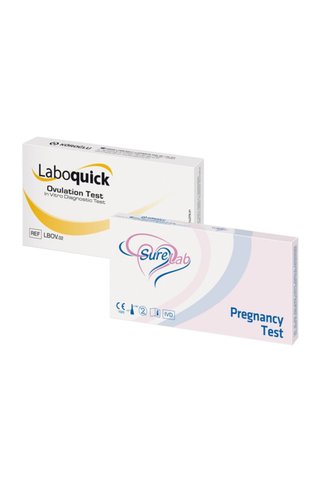 Laboquick 41 Adet Ovulasyon + 2 Surelab Gebelik Testi
