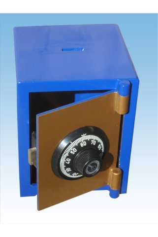 ÇELİK KASA DÜNYASI Z017ktm Çocuklar Için Mekanik Şifreli Kumbara Kasa 231717cm 4kg