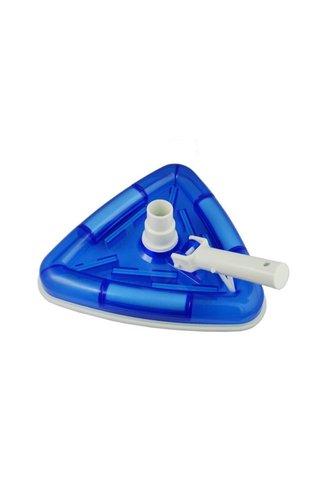 Waterfun Havuz Süpürgesi 1,5'' Deluxe Şeffaf Ağırlıklı Mavi