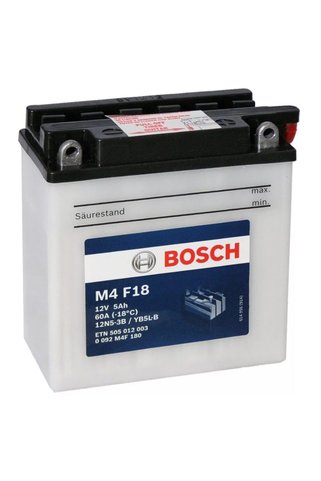 Bosch M4f18 12n5/yb5l 12volt 5amper Motosiklet Aküsü