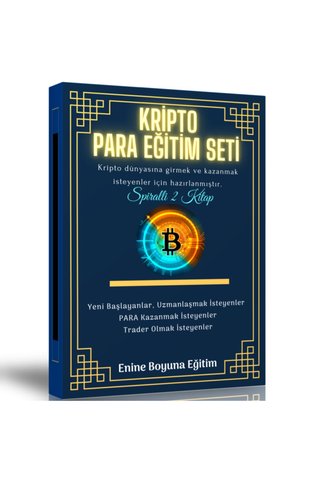Enine Boyuna Eğitim Kripto Para Eğitim Seti (2 Spiralli Kitap)