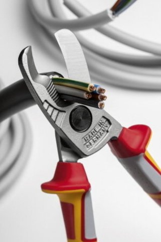 NWS Solingen Felo Kablo Kesme Makası 160 mm 1000 Volt Vde