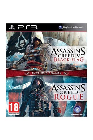Sony Ps3 Assassins Creed 4 Black Flag Ve Rogue 2 Oyunlu Özel Seri Kutulu Oyun