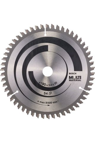 Bosch Multi Material 190*20/16mm 54 Diş Elmas Daire Testere Bıçağı 2608640508
