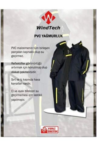 Yerli Windtech Motor Yağmurluk Pvc L