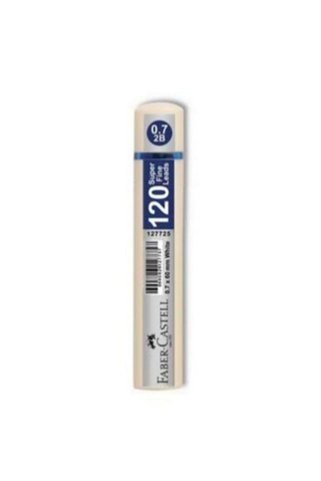 Faber Castell Grıp Mın 0.7 2b 60mm 120'lı Beyaz Tüp Uç 12 Adet ( 1 Paket 12 Adet )