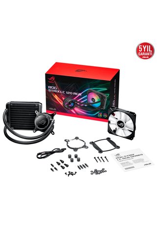 ASUS 120mm Rog Strıx Lc 120 Argb Sıvı Soğutuculu Işlemci Fanı