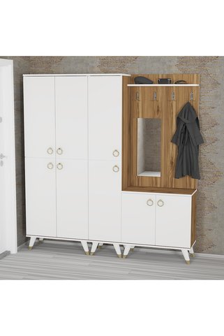 Kalender Dekor Sonia-5-3-4 Sn02 Ayakkabılık Vestiyer Portmanto