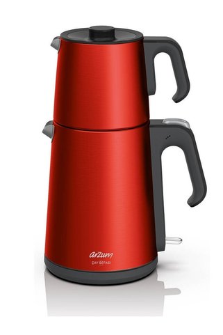 Arzum Çay Sefası Çelik Çay Makinesi 1650W Nar - AR3080