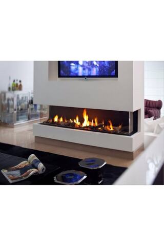 BLUEFLAME Wallfire 180 Bacasız Şömine 1 Litre Bioethanol Şömine Yakıtı (BİOETHANOL YAKITLI ŞÖMİNE)