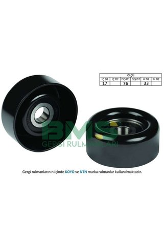 Prcknt - Alternatör Gergi Rulmanı H1-starex-sorento 2.5 Crdi 01 76x33x17 Wkm64012