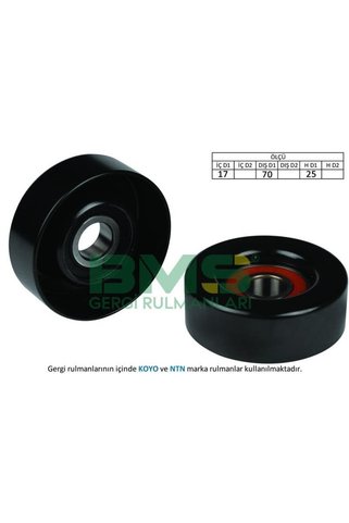 Uyumlu Alternatör Gergi Rulmanı Escort-fıesta-focus 1.6 16v 70x25mm