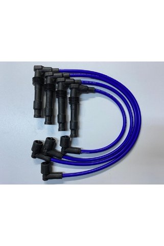 CHAMPION SPARK PLUG WIRE SET Opel Astra F 2.0 16v 91-98 C20xe 4cc 8.5 Mm Mavi Silikon Performans Buji Kablosu