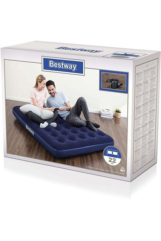 BESTWAY Çift Kişilik Lüx Şişme Mavi Yatak 67287
