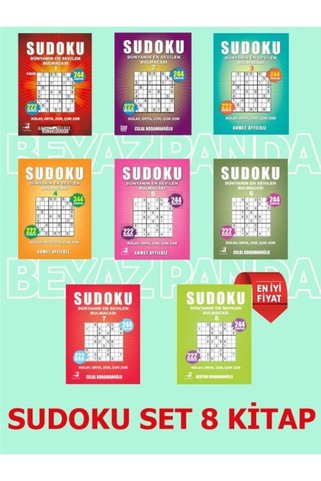 Olimpos Yayınları Sudoku 8 Kitap Set