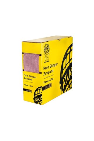 Atlas Gold Rulo Sünger Zımpara 220 Kum - 25 Mt