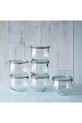 Weck 580 ml Lale Kavanoz Set 6'lı