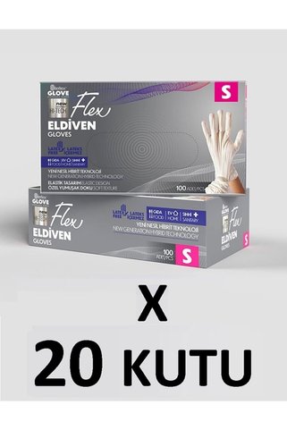 Reflex Flex Glove Pudrasız Bej S Beden 20 Kutu ( 1 Koli )