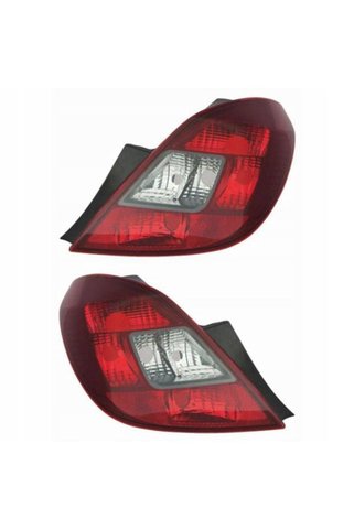 Opel Corsa D Kasa Sağ + Sol Arka Stop Lambası Takımı 2008--2014