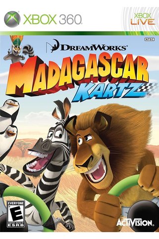 cesmetek Madagascar Kart Xbox 360 Oyun