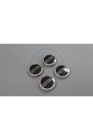 Fabrikasyon Range Rover Velar Çelik Jant Göbeği Set 4 Adet 63 Mm Siyah Uyumlu