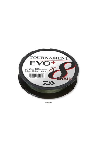daiwa Tournament Evo 8b Dark Green Ip Misina (270M)